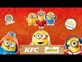 2022 KFC Minions 2 The Rise Of Gru Chaki Kids Meal Toys Chine 1 9 Complete