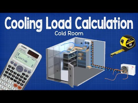 Cooling Load Calculation -  Cold Room hvac Video