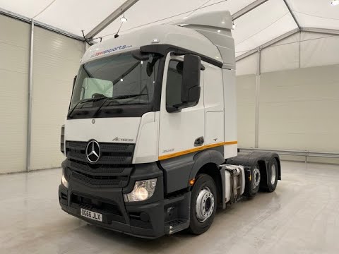 DG66 JLX - Mercedes Actros 2545 6x2 Midlift Tractor Unit  | Law Truck Centre UK