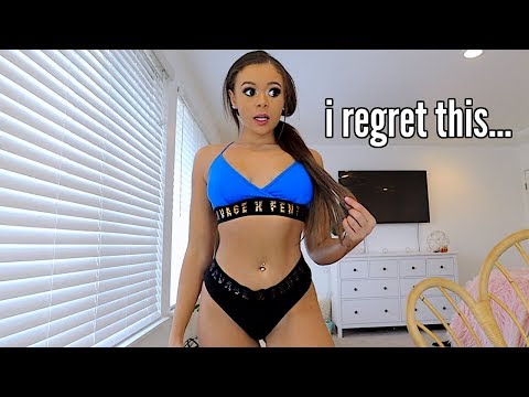 I Wore Lingerie Instead of CLOTHES FOR A WEEK! | Krazyrayray