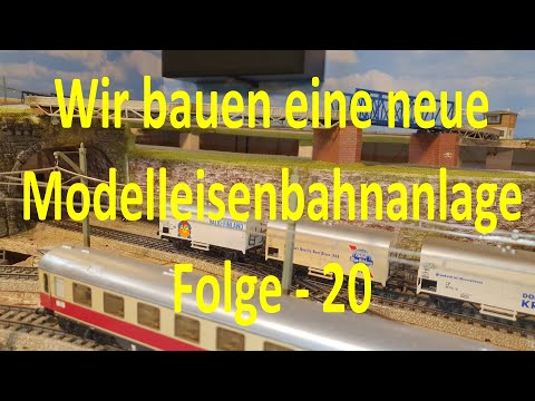 Wir bauen unsere Modelleisenbahn - Teil 20 - Landschaft der Panoramaschleife