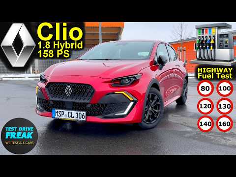 2026 Renault Clio 6 Evolution Full Hybrid E-Tech 1.8 (156 PS) TEST DRIVE with Fuel Consumption Test