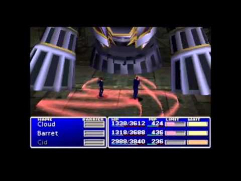 Final Fantasy VII (PSX) All Bosses