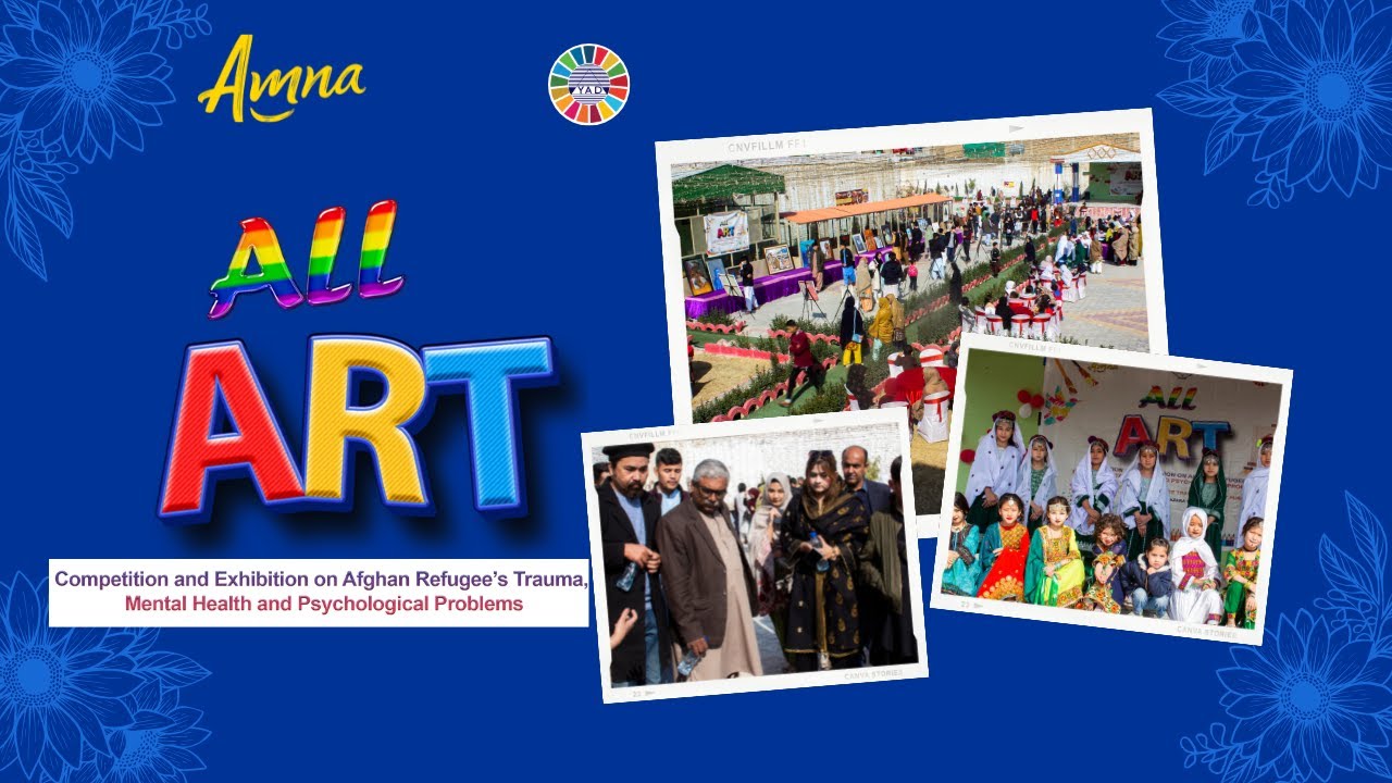 Art Exhibition with the theme Afghan Refugee's Mental Health and Psychological Problems Quetta,2022