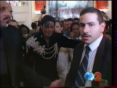 Michael Jackson | 1997 | Cannes visit | TV News 1