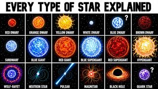 Every Type Of Star Explained in 10 minutes