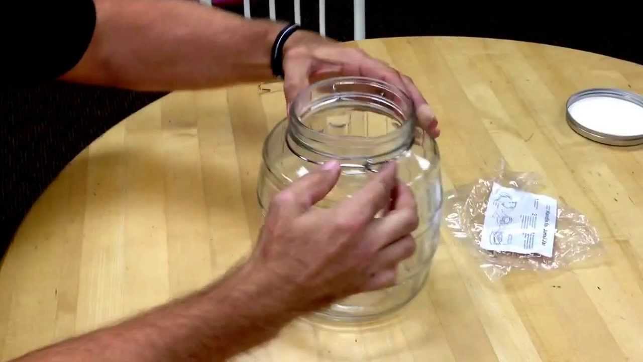 Watch video Handle Assembly for 1 Gallon Barrel Jar Now Handle Assembly for 1 Gallon Barrel Jar