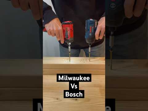 Milwaukee vs Bosch! Who you got? #milwaukee #bosch
