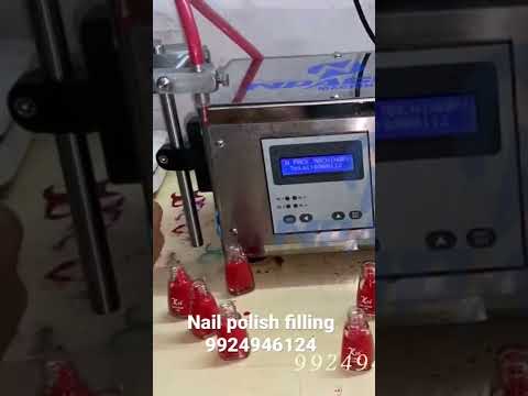 Nail Polish Filling for Cosmetic Industry | Fully Automatic Filling Process  - YouTube