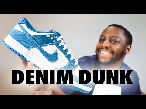 Nike Dunk Sashiko Industrial Blue Denim On Foot Sneaker Review QuickSchopes 468 Schopes DV0834 101
