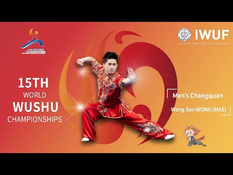 15th WWC Men's Changquan-- 2nd Place (Silver)-Weng Son WONG (MAS)