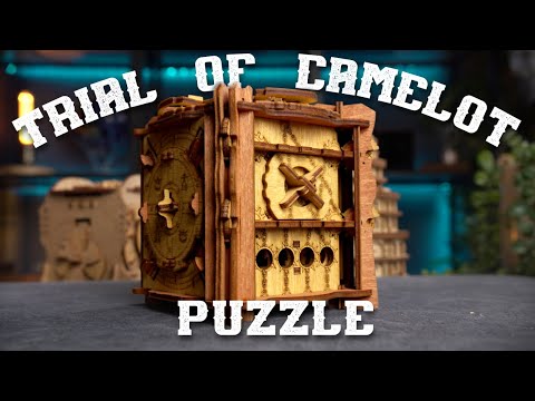 Solving The Awesome Trial of Camelot Puzzle Box!