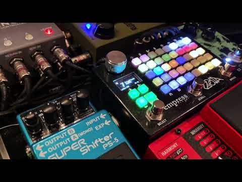 Envelope controlled pitch bend with the Empress Zoia