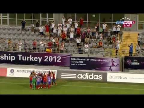 Selecção Feminina U-19 / Portugal 0 - 1 Espanha (Meia Final Highlights)