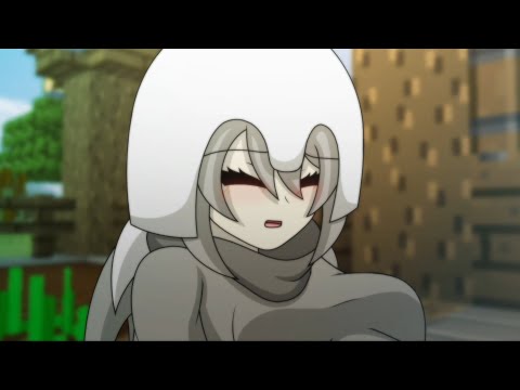 Skelly-Girl Takes on Steve in Minecraft Anime!