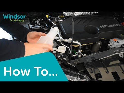 How To Check and Top Up Screen Wash - Windsor Motors