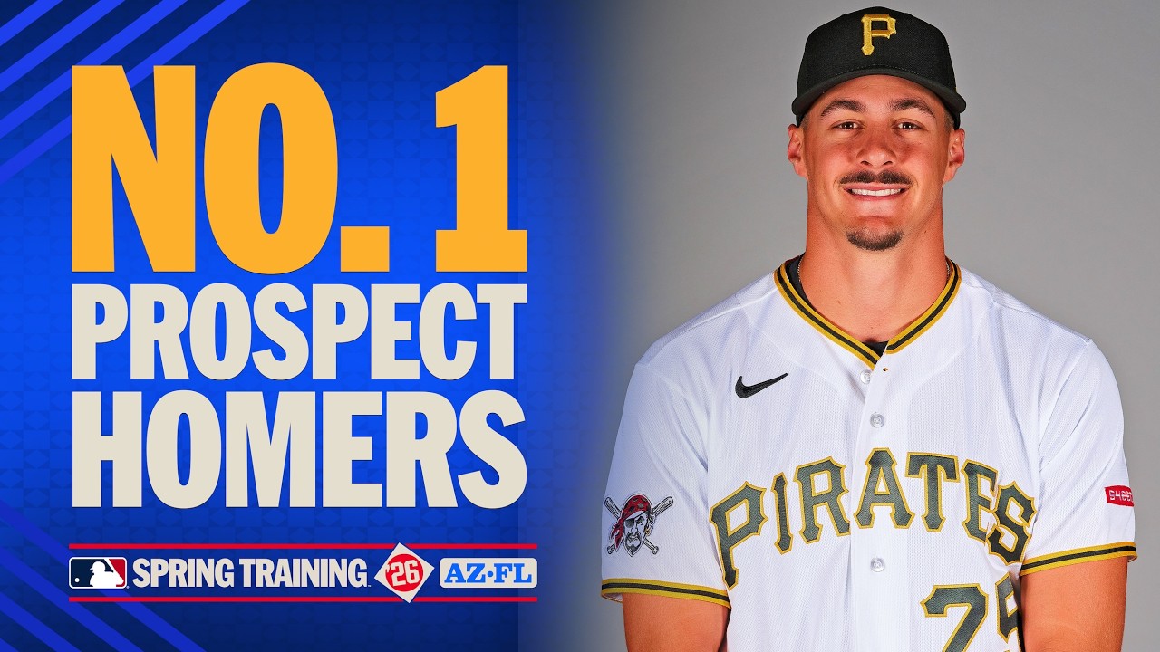 Konnor Griffin CRUSHES his first home run of Spring Training! 💥⚾️ (MLB's No. 1 prospect of 2026)