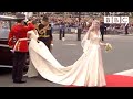 Kate Middleton's STUNNING wedding dress | The Royal Wedding - BBC