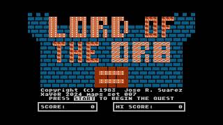 ATARI XL / XE += LORD OF THE ORB =+ UPDATED GAME 2024 - LONG GAMEPLAY