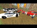 Police Save Campers from Forest Fire | Farming Simulator 22