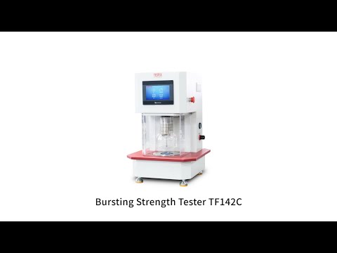 Fabric Pneumatic Bursting Tester TF142C Product Video