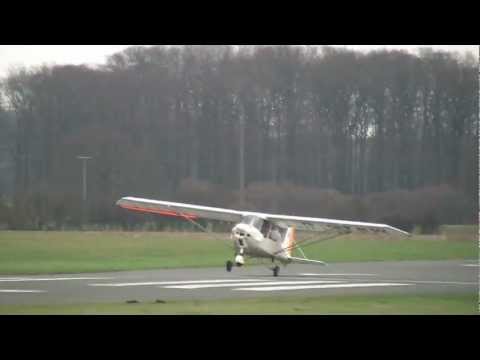 Flugtraining mit Tango-Bravo: Seitenwindlandung mit dem UL Comco Ikarus C42