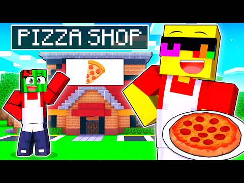 Opening Our PIZZA SHOP Restaurant in Minecraft