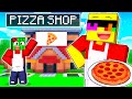 Opening Our PIZZA SHOP Restaurant In Minecraft