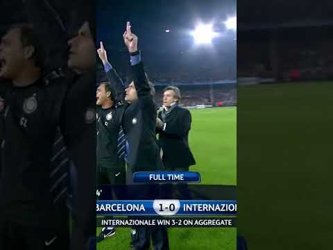 When Barca put the sprinklers on Inter to stop them celebrating 😂🚿