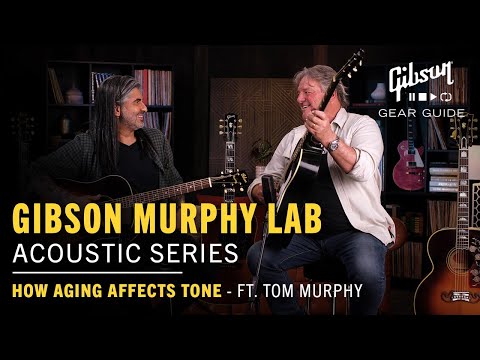 Gibson Custom acoustic comparison ft. Tom Murphy (Gibson Murphy Lab): How aging affects tone