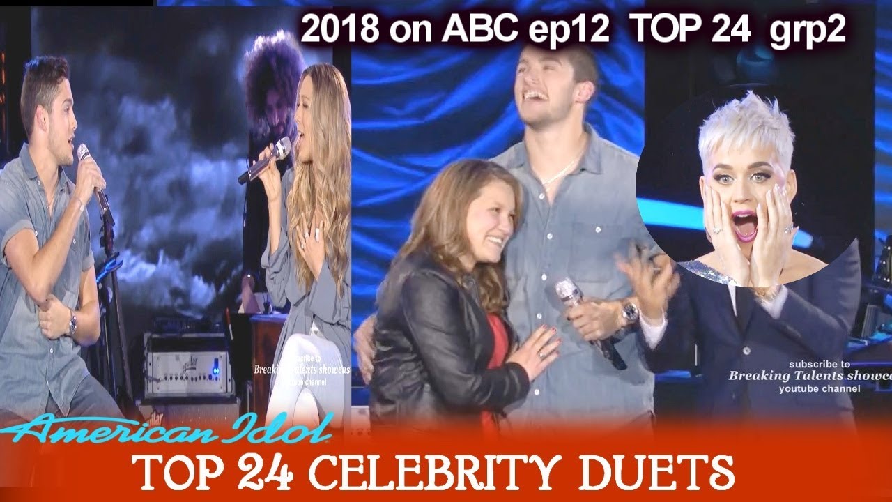 Garrett Jacobs and Colbie Caillat Duet “Lucky” GF SURPRISE Top 24 Celebrity Duets American Idol 2018