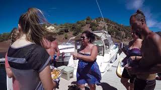 Flaming Gorge Dock Party. We Brought The Food, The Party Came to us!