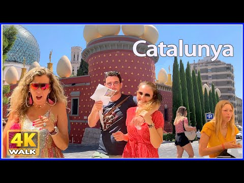 【4K】WALK  - Figueres - Catalonia - SPAIN travel vlog 4k video