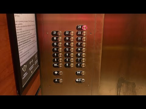 Otis Elevonic 411M Modded Elevators at Wyndham Grand, Pittsburgh, PA