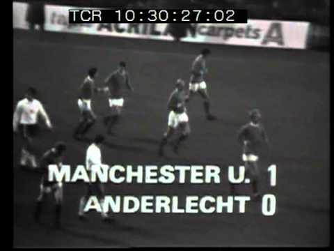 13/11/1968  European Cup 2nd Round 1st leg MANCHESTER UNITED v ANDERLECHT