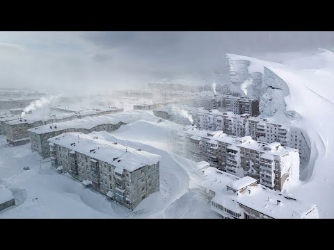 Schneekatastrophe in Russland! Kamtschatka verschwindet nach Zyklon unter meterhohen Schneemassen