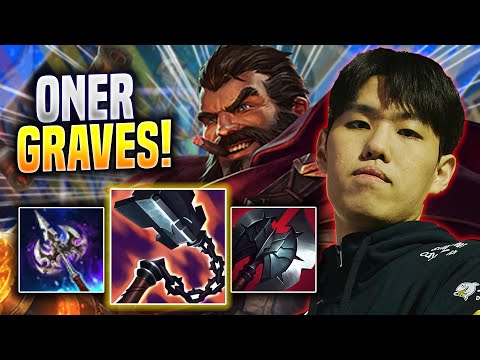ONER IS SO CRAZY WITH GRAVES! - T1 Oner Plays Graves JUNGLE vs Wukong! | Preseason 2023