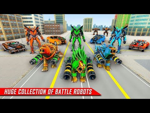 LION ROBOT TRANSFORMATION GAME ##CHARI GAMES