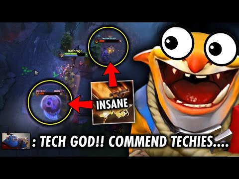 The BLAST OFF that You wish to see!! WTF This Techies Makes this Game so EASY | Techies Official