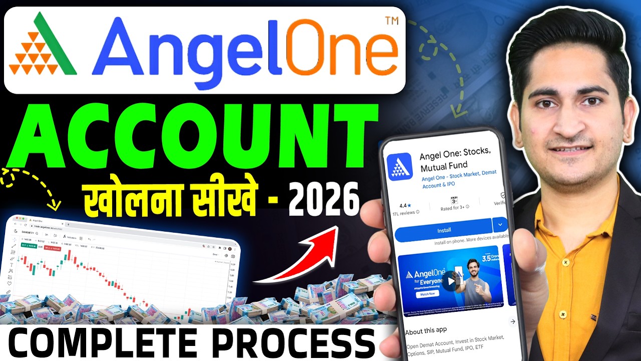 Angel One app Account Kaise Banaye, How to Open Demat Account In Angel One, Angelone account opening