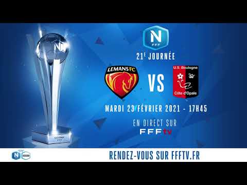 J21 : Le Mans FC - US Boulogne CO en direct sur FFFtv (17h45) I National FFF 2O2O-21