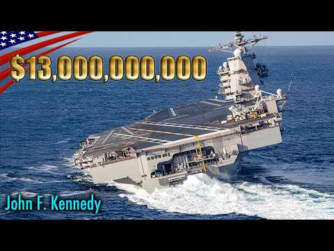 $13B Neuer Super Flugzeugträger – Hochgeschwindigkeits Kurven | John F. Kennedy (CVN-79) Sehtests