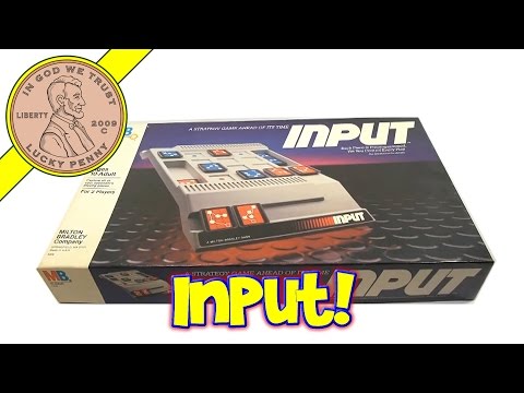 Input The Strategy Game Ahead of Its Time #4409 - 1984 Milton Bradley