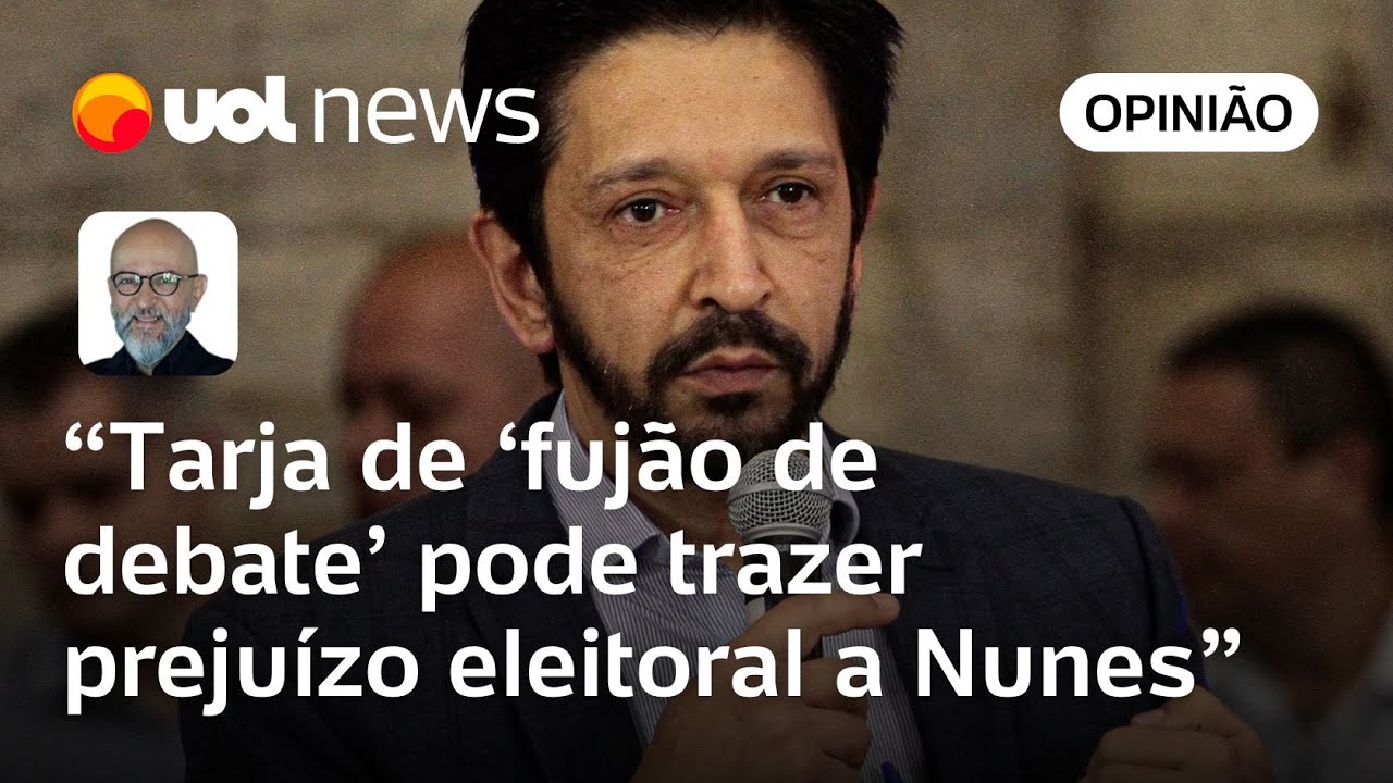 Nunes com tarja de 'fujão' pode trazer prejuízo; Boulos com teses de Marçal mostra desafio | Josias