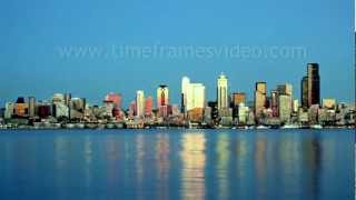 preview picture of video 'SEATTLE BEST VIEWS - CITY REFLECTIONS - SEATTLE FROM ACROSS THE BAY'
