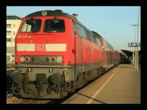 BR 218 Diesellok Sounds. Diesel Locomotive BR218 DB in Bild und Ton