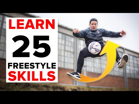 25 freestyle skills everyone should learn | BEGINNER to PRO