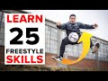 25 freestyle skills everyone should learn | BEGINNER to PRO