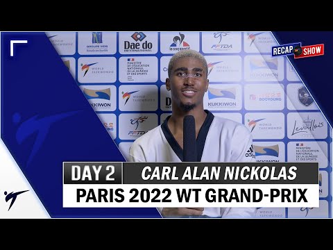 CARL ALAN NICKOLAS POST FIGHTS INTERVIEW PARIS-LEVALLOIS 2022 WT GRAND PRIX