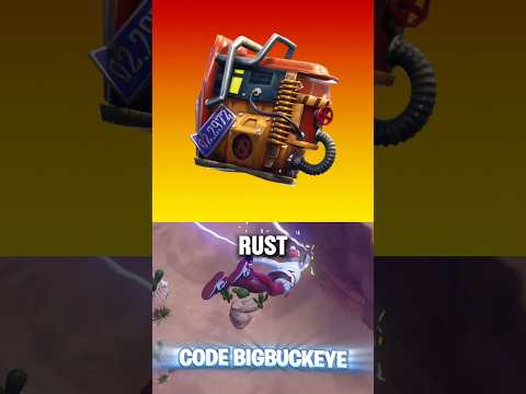 The rust bucket back bling is RETURNING… #fortnite #bigbuckeye
